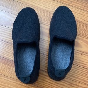 Allbirds Wool Loungers, Gray/Black, 10M, worn once